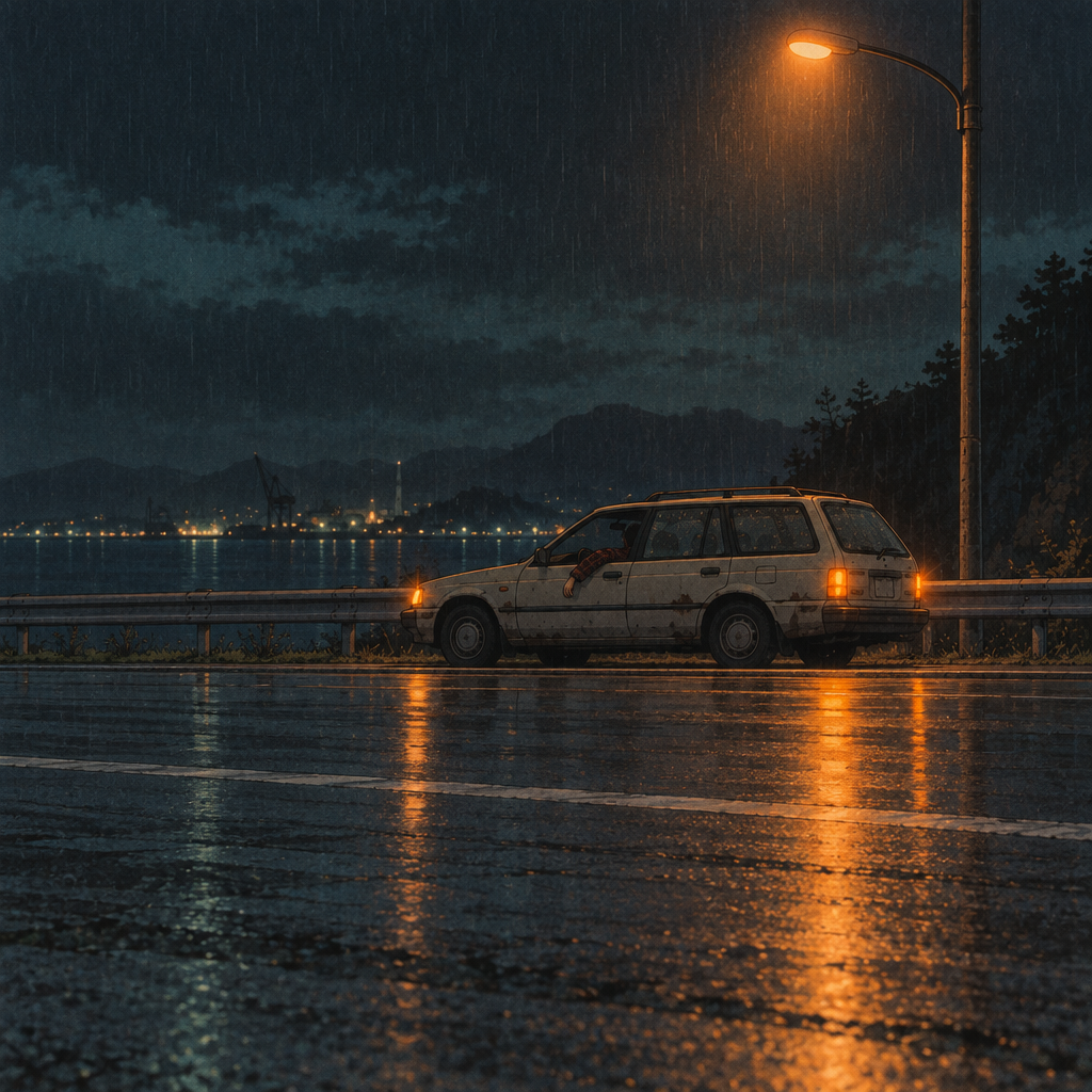 Cover of grungey ambient driving vibes